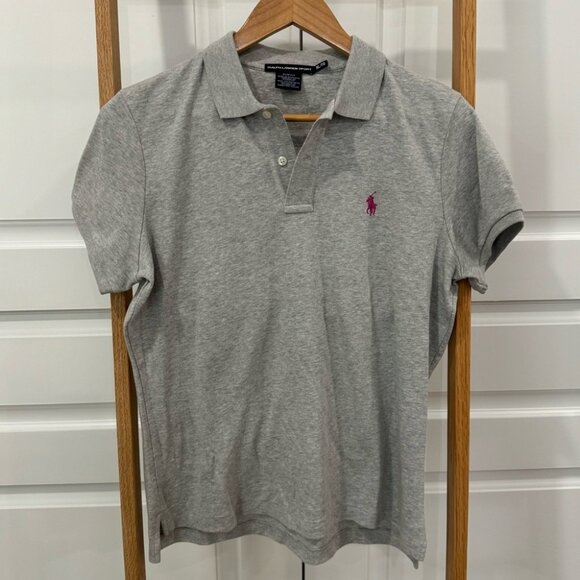 Ralph Lauren Tops - Vintage 90s Y2K Ralph Lauren Sport Ladies Polo Shirt - Slim‎ Fit - Size  XL